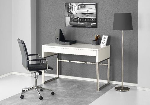 Plain białe biurko w stylu glamour na Arena.pl