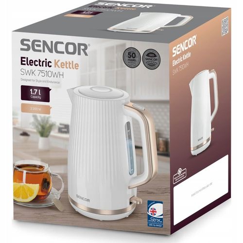 Czajnik Elektryczny 1,7L Bezprzewodowy Sencor 7510WH 2200W Wskaźnik na Arena.pl