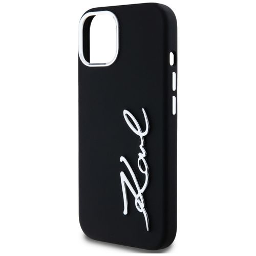 etui karl lagerfeld silicone metal       script logo do iphone 15 czarny na Arena.pl