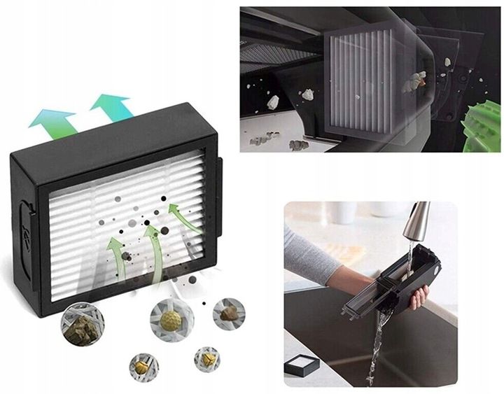 AKCESORIA FILTRY SZCZOTKI DO iRobot Roomba E4 E5 E6 E7 I3 I4 I5 I6 I7 I8 J7 zdjęcie 4