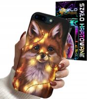 ETUI DO IPHONE 7+ 8+ plus - ZWIERZĘTA MODNE DAMSKIE WZORY + SZKŁO
