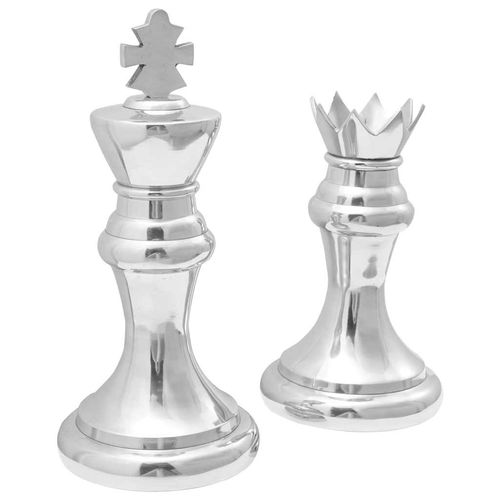 Rzeźby 2 pcs Srebrny Aluminium na Arena.pl