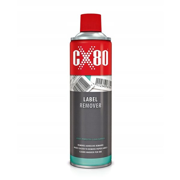 Preparat do usuwania naklejek kleju Zmywacz CX80 LABEL REMOVER Spray 500 ml zdjęcie 1