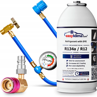 Gaz Do Napełniania Klimatyzacji W Aucie R134A + WĄŻ PRZEWÓD + ADAPTER HP/LP