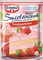 DR OETKER MASA ŚMIETANOWA DO CIAST TRUSKAWKA 89G