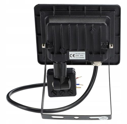 Naświetlacz LED SLIM 20W halogen z CZUJNIK RUCHU i zmierzchu reflektor na Arena.pl