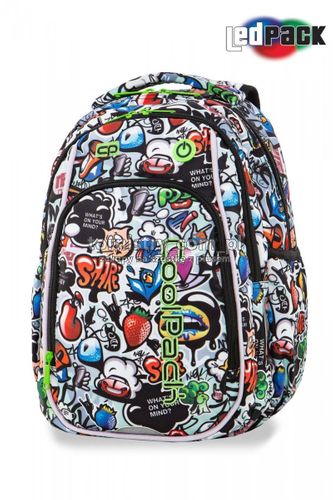 Plecak CoolPack LED STRIKE S GRAFFITI (94405) na Arena.pl