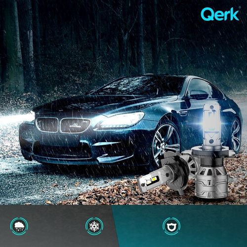 ŻARÓWKI LED H4 QERK E4 RETROFIT 120W 6000K MOCNE CANBUS ODCIĘCIE na Arena.pl