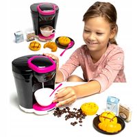 EKSPRES DO KAWY PRZELEWOWY dla dzieci na wodę + AKCESORIA filiżanka ciastka