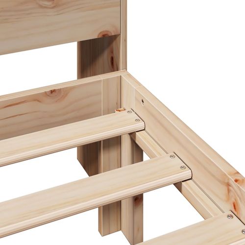 Łóżko z regałem, bez materaca, 90x200 cm, sosnowe na Arena.pl