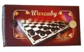Warcaby drewniane, 25 cm