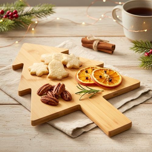 Deska Świąteczna do Serwowania na Przystawki Przekąski Talerz Taca Choinka na Arena.pl