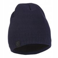 Czapka Męska Uniwersalna Polarowa Granatowa Klasyczna na Jesień Zimę MORAJ