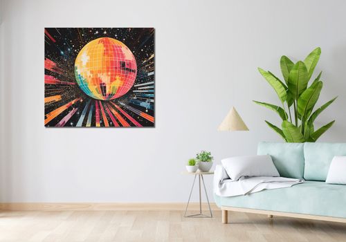 Obraz 100x90cm Disco Gra! na Arena.pl