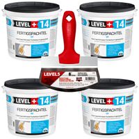 Zestaw Gładź szpachlowa Gotowa 80kg + Skrobak Wybierak LEVEL5 5-210