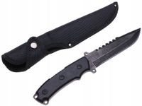 NÓŻ MYŚLIWSKI Taktyczny WOJSKOWY KABURA Finka N121