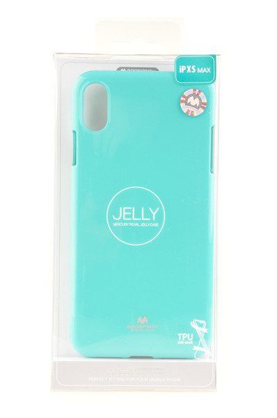 Etui Mercury Goospery Jelly Case do Apple iPhone Xs Max miętowy zdjęcie 1