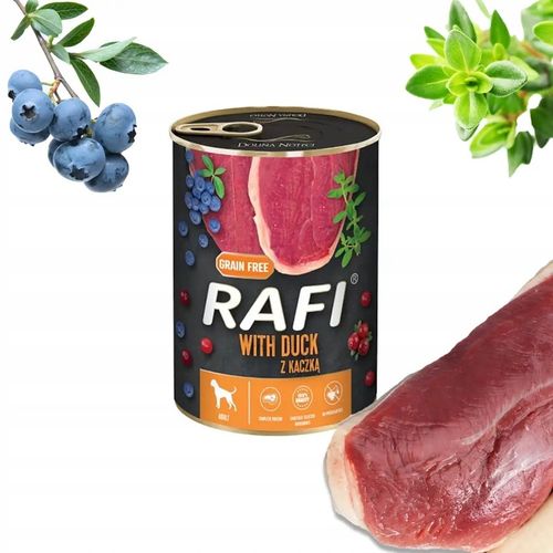 MOKRA KARMA DLA PSA 24 x 400g. RAFI + TUF TUF MIX SMAKÓW 9,6 kg W PUSZCE na Arena.pl