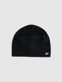 CZAPKA Z WEŁNY MERINO 4F FUKCYJNA BEANIE Z ODBLASKIEM OCIEPLANA L/XL