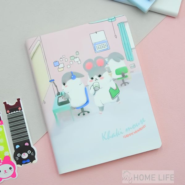 Notes zeszyt w linię Happy Moment A6 myszka #2 biuro zdjęcie 1