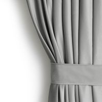 Zasłona Velvet na przelotkach 140x270 1szt. Srebrna AmeliaHome