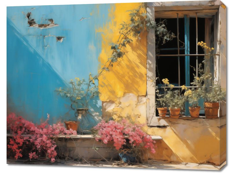 Obraz 90x70cm Słoneczna Ulica zdjęcie 1