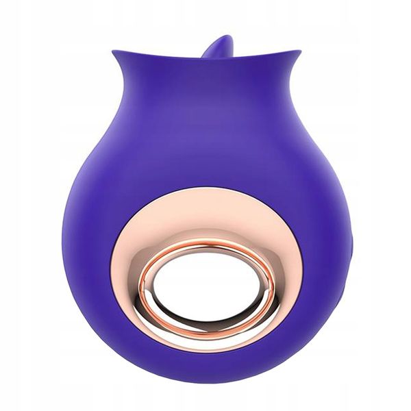 Masażer, stymulator łechtaczki z ruchomym języczkiem i wibracjami. zdjęcie 2