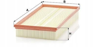 FILTR POWIETRZA MANN AUDI A3 TT LEON BORA GOLF IV C37153 na Arena.pl