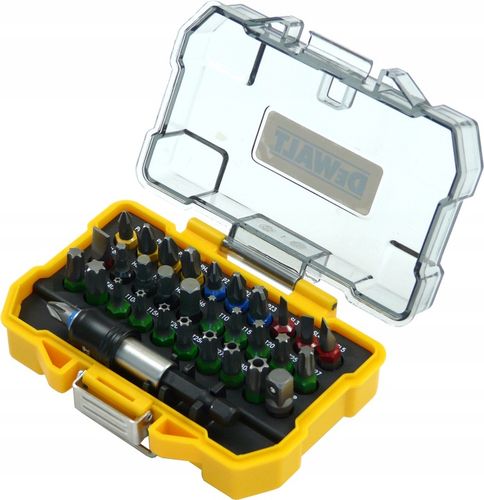 DEWALT Zestaw bitów końcówek wkrętarskich 32 szt. 1/4 uchwyt HEX na Arena.pl