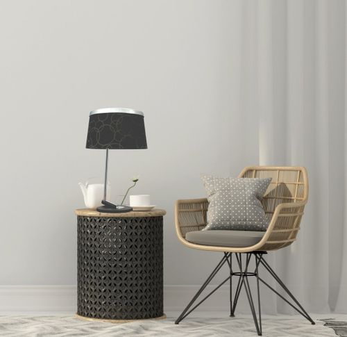 Impresja lampka 1*60W E27 czarna chrom na Arena.pl