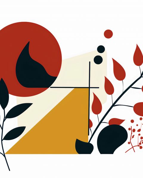 Plakat 40x50cm Ogień i Flora zdjęcie 1