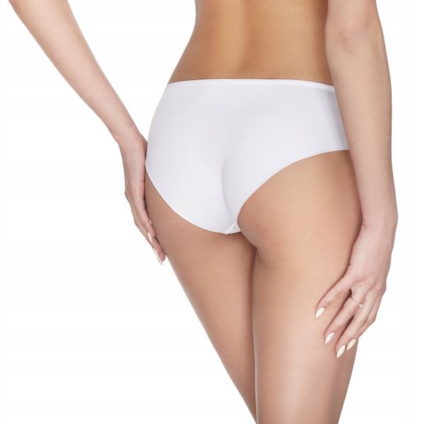 Ewana 023 Klasyczne Figi z Mikrofibry Biały XL zdjęcie 3