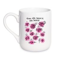 KUBEK „SŁOWA, KTÓRE POWINNO SIĘ SOBIE POWTARZAĆ” Wzór - Elegant Coffee 330 ml