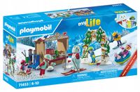 2 x PLAYMOBIL MY LIFE ZESTAW ZIMA NARCIARSKI ŚWIAT STOK NARTY 71453