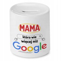 Skarbonka Dla Mamy Na Dzień Mamy Urodziny Prezent Z Nadrukiem Ze Zdjęciem