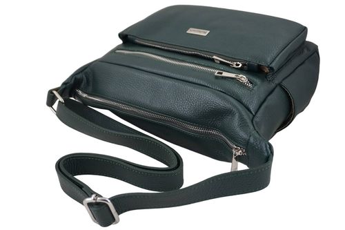 Codzienna i praktyczna torebka na ramię - Zielona ciemna na Arena.pl