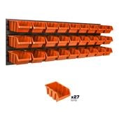 Tablica narzędzia 115 x 39 cm ścianka garaż 27 kuwet