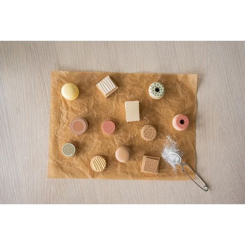 DLA DZIECI DREWNIANY ZESTAW CIASTECZEK na Arena.pl