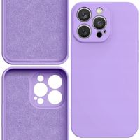 silicone case etui iphone 14 plus silikonowy pokrowiec fioletowe