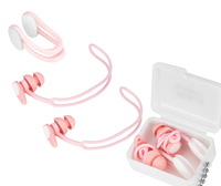 Zestaw klips na nos i zatyczki do uszu do pływania Aqua-Sport AquaBlockers