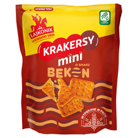 Lajkonik Krakersy mini o smaku bekon 100 g