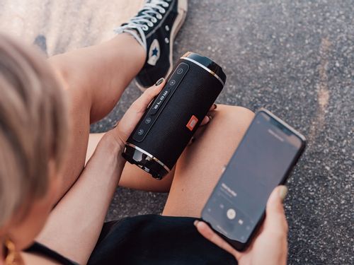 MOCNY GŁOŚNIK BEZPRZEWODOWY PRZENOŚNY SŁUCHAWKI BLUETOOTH DOUSZNE USB FM SD na Arena.pl