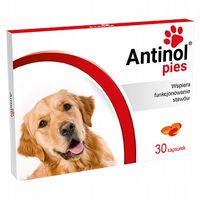 ANTINOL Pies 30 kapsułek Wspiera funkcjonowanie stawów BIOVICO