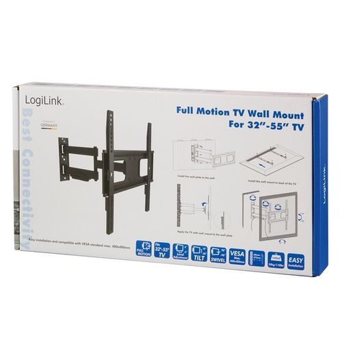 LogiLink Uchwyt ścienny LCD/LED VESA, 32-55', max. 50kg na Arena.pl