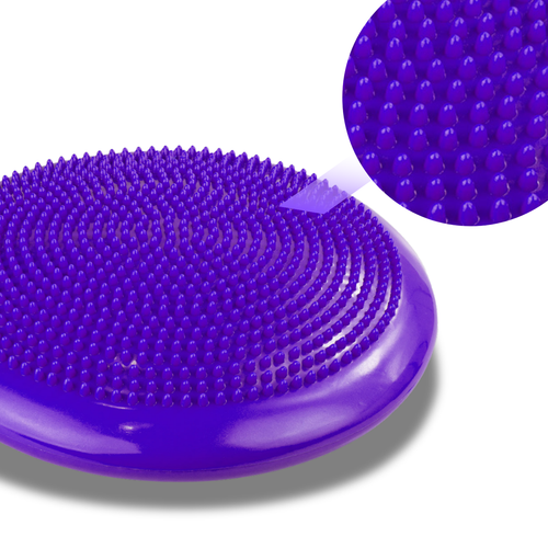 Poduszka Sensoryczna Dysk Korekcyjny Do Ćwiczeń Fioletowa na Arena.pl