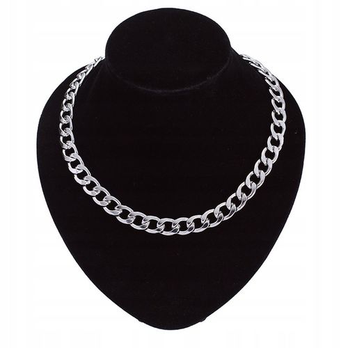 GRUBY ŁAŃCUCH Srebrny Męski Łańcuszek SREBRO pr.925 8mm/50cm Pancerka na Arena.pl