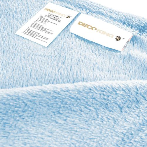 DecoKing Koc z mikrofibry 150x200 BŁĘKIT na Arena.pl