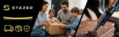 Odkurzacz samochodowy do auta ręczny cyklonowy bezprzewodowy USB 17 na Arena.pl