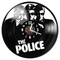 Zegar ścienny z płyty winylowej The Police 1032.14