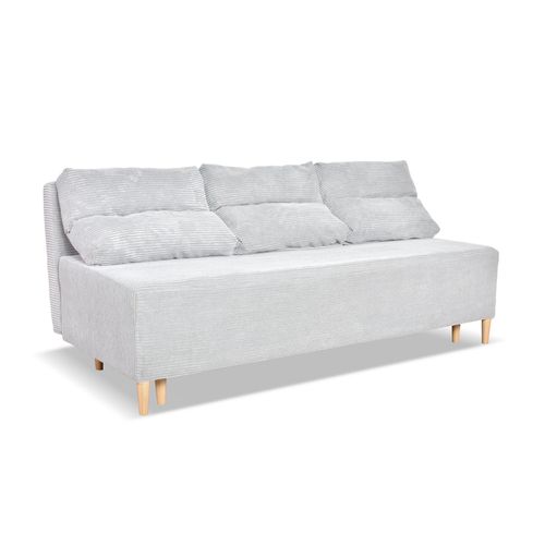 Kanapa sofa KIMO funkcja spania pojemnik Anafi szara sztruks na Arena.pl